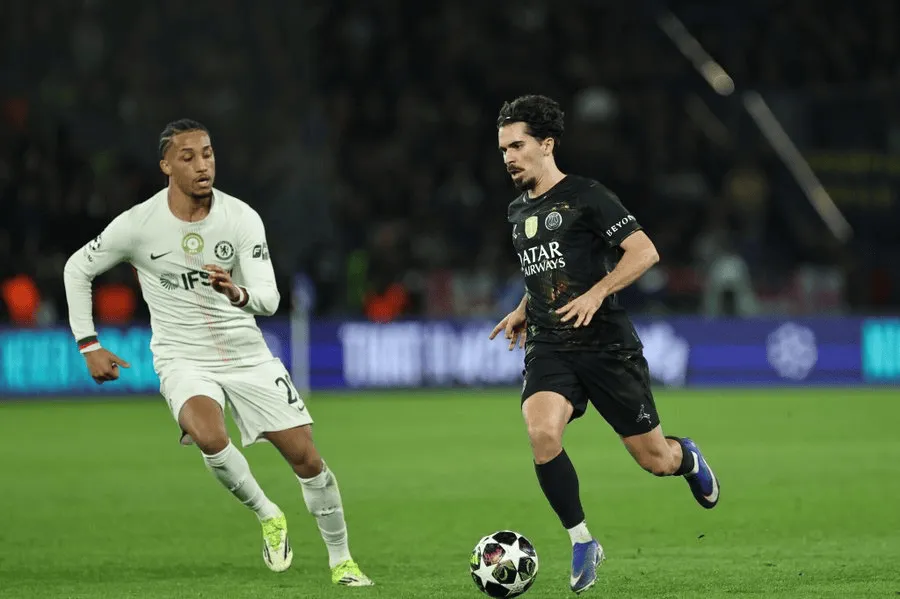 自2020年8月以来,切尔西首次在欧冠单场比赛丢掉4球以上